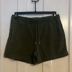 Athletic Works Dark Olive Green Casual Shorts